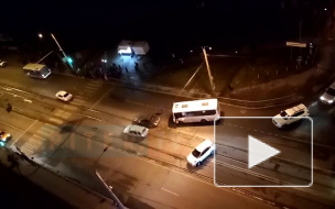ДТП на улице Дыбенко спровоцировало пробку 