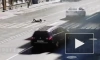 Видео: Mazda сбила девушку на пешеходном переходе на Кирочной