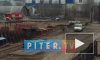 На юге Петербурга пожарные тушили склад: появилось видео