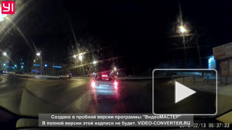 Появилось видео ДТП с участием автобуса и легкового автомобиля на Дороге Жизни