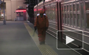 В Петербурге продезинфицировали Балтийской вокзал