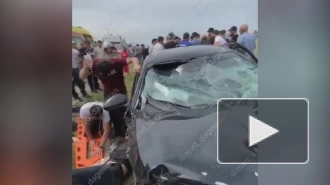 Семь человек пострадали в массовом ДТП в Дагестане
