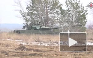 МО РФ: танкисты ЦВО выполняют задачи на модернизированных танках Т-80БВ