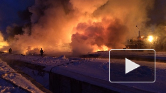 Взрыв и пожар на железной дороге в Нововятске: горели цистерны с газом