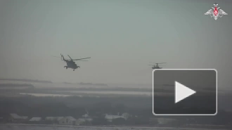 Минобороны: экипаж боевого вертолета Ка-52 поразил командный пункт ВСУ в ЛНР