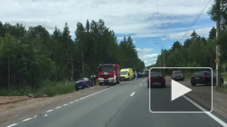 ВИДЕО: В жутком ДТП на Белоостровском шоссе погиб 4-летний ребенок