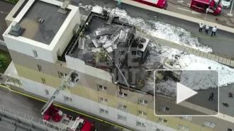 Пожар на крыше здания ГИБДД на западе Москвы ликвидирован