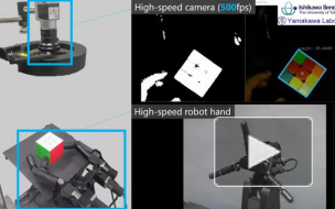 Японцы научили робот с 3 пальцами собирать "Кубик Рубика"