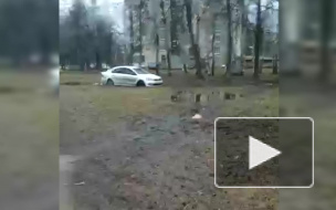 Водитель такси "Ситимобил" выбрал странное место для парковки
