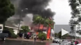 Видео из Калифорнии: На частный дом рухнул самолет, ...
