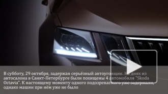 Дерзко похищены четыре автомобиля SKODA из автосалона в Петербурге