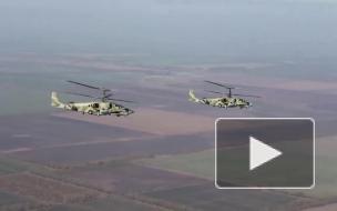 Ударный вертолет Ми-28НМ на испытаниях обстреляли ракетами