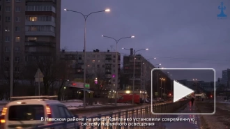 Улица Крыленко вблизи станции метро "Улица Дыбенко" стала светлее в 1,5 раза
