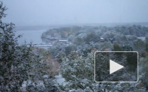 Видео первого снега в Москве поразило россиян