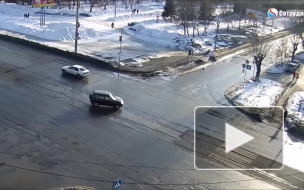 ДТП Бийск на перекрёстке ул. Коммунарский - Ленина.