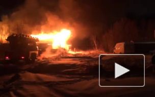 Видео: Страшный пожар в Нефтеюганске