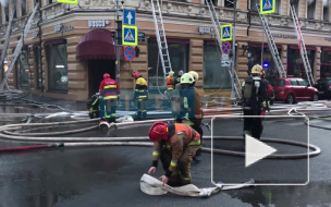 В пожаре на Петроградке пострадал один человек