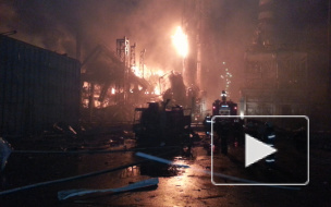Жуткий взрыв и пожар на Ачинском НПЗ 16.06.2014: появляется новое фото и видео