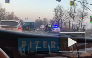 На Московском шоссе из-за утренней смертельной аварии затруден проезд