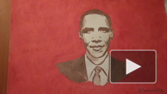 Художница из Петербурга нарисовала Обаму грудью