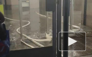 Пятничный потоп в Петербурге затронул улицы, станции метро и ТК