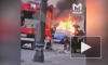 В центре Москвы сгорел Lamborghini