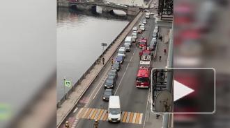 На набережной Фонтанки прошли учения экстренных служб