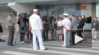 Экскурсия по  «Карру».  Журналистов заманили на борт  НАТОвского корабля 