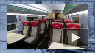 РЖД показали фотографии обновленного интерьера "Сапсана"