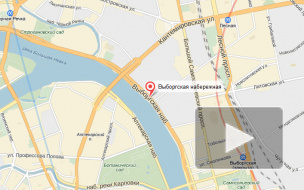 Выборгскую набережную отремонтировали менее, чем за месяц