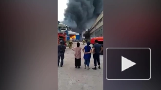 В Подмосковье локализовали крупный пожар на складе