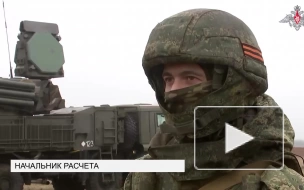 Минобороны показало кадры боевой работы ЗРПК "Панцирь-С1"