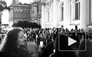 В ночь перед парадом на Дворцовой прошла разгульная вечеринка