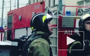 Появилось видео, как в Москве загорелся Пушкинский музей