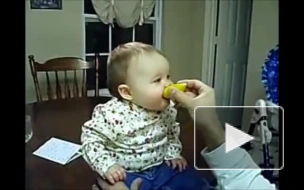 реакция детей на лимон