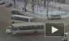 Шокирующее видео: в Воронеже маршрутка таранит легковушку на перекрестке
