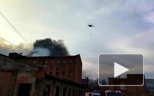 Пожар в хостеле на улице Тельмана тушат 32 спасателя