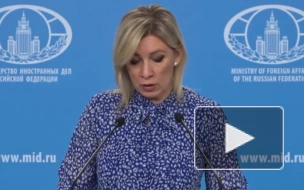 Захарова заявила о максимальной вовлеченности НАТО в конфликт на Украине