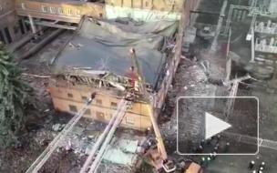 В Тамбове после частичного обрушения здания спасли двух человек