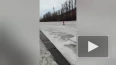 Петербуржец прокатился по льду Фонтанки на электросамока...