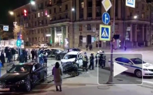 В Петербурге задержали предполагаемого виновника массовой аварии на Большом Сампсониевском проспекте