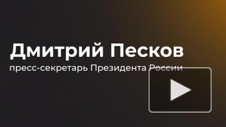 Песков назвал абстрактной публикацию WSJ о "плане команды Трампа" по Украине