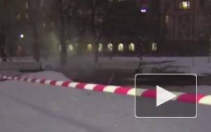 Октябрьская набережная превратилась в ледяной каток из-за прорыва трубы