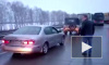 Появилось видео и фото с места массовой аварии под Новосибирском на М-51