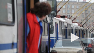 В Петербурге в ДТП столкнулись бетоновоз и троллейбус с пассажирами