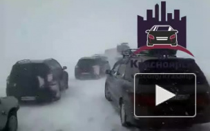 Выпавший снег в Красноярском крае оставил людей без электричества