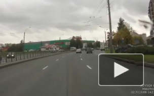 Появилось видео массового ДТП в Петербурге, где пострадали три женщины и ребенок