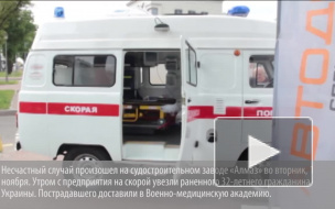 На судостоительном заводе шланг серьезно травмировал рабочего