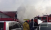 На рынке в Новороссийске сгорели дотла несколько торговых павильонов
