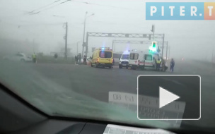 Видео: В Красногвардейском районе столкнулись две легковушкии и автобус
